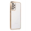 Mey İthalat®  Samsung Galaxy A53 5G Kılıf  Lensli Silikon - Gold