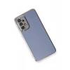 Mey İthalat®  Samsung Galaxy A53 5G Kılıf Volet Silikon - Mavi
