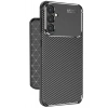 Mey İthalat®  Samsung Galaxy A56 Kılıf Auto Focus Karbon Kapak - Siyah