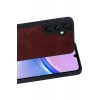 Mey İthalat®  Samsung Galaxy A57 5G Aras Deri Kapak - Bordo