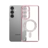 Mey İthalat®  Samsung Galaxy A57 5G Joke Simli Magneticsafe Kılıf - Pembe
