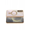 Mey İthalat®  Samsung Galaxy A57 5G Kross Magneticsafe Kapak - Çöl Titanyum