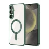 Mey İthalat®  Samsung Galaxy A57 5G Kross Magneticsafe Kapak - Koyu Yeşil