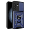 Mey İthalat®  Samsung Galaxy A57 5G Pars Lens Yüzüklü Silikon - Lacivert
