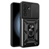 Mey İthalat®  Samsung Galaxy A57 5G Pars Lens Yüzüklü Silikon - Siyah