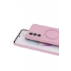 Mey İthalat®  Samsung Galaxy A57 5G Regal Magsafe Standlı Kapak - Açık Pembe