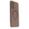 Mey İthalat®  Samsung Galaxy A57 5G Regal Magsafe Standlı Kapak - Çöl Titanyum