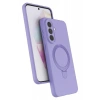 Mey İthalat®  Samsung Galaxy A57 5G Regal Magsafe Standlı Kapak - Lila