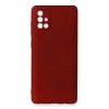 Mey İthalat®  Samsung Galaxy A71 Kılıf First Silikon - Bordo