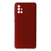 Mey İthalat®  Samsung Galaxy A71 Kılıf First Silikon - Bordo