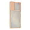 Mey İthalat® Samsung Galaxy A71 Kılıf Palm Buzlu Kamera Sürgülü Silikon - Pembe