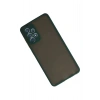 Mey İthalat®  Samsung Galaxy A72 Kılıf Montreal Silikon Kapak - Koyu Yeşil