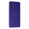 Mey İthalat®  Samsung Galaxy A72 Kılıf Nano içi Kadife Silikon - Mor
