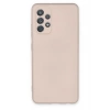 Mey İthalat®  Samsung Galaxy A72 Kılıf Nano içi Kadife Silikon - Pudra