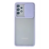 Mey İthalat® Samsung Galaxy A72 Kılıf Palm Buzlu Kamera Sürgülü Silikon - Lila