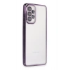 Mey İthalat®  Samsung Galaxy A73 5G Kılıf  Lensli Silikon - Mor