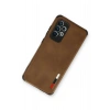 Mey İthalat® Samsung Galaxy A73 5G Kılıf Loop Deri Silikon - Kahverengi