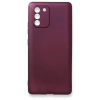 Mey İthalat®  Samsung Galaxy A91 / S10 Lite Kılıf First Silikon - Mürdüm