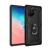 Mey İthalat® Samsung Galaxy A91 / S10 Lite Kılıf Sofya Yüzüklü Silikon Kapak - Siyah
