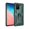Mey İthalat® Samsung Galaxy A91 / S10 Lite Kılıf Sofya Yüzüklü Silikon Kapak - Yeşil