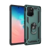 Mey İthalat® Samsung Galaxy A91 / S10 Lite Kılıf Sofya Yüzüklü Silikon Kapak - Yeşil