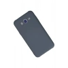 Mey İthalat®  Samsung Galaxy J7 Kılıf Nano içi Kadife Silikon - Gri