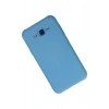 Mey İthalat®  Samsung Galaxy J7 Kılıf Nano içi Kadife Silikon - Mavi