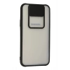 Mey İthalat® Samsung Galaxy J7 Kılıf Palm Buzlu Kamera Sürgülü Silikon - Siyah