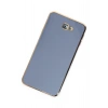 Mey İthalat®  Samsung Galaxy J7 Prime Kılıf Volet Silikon - Mavi