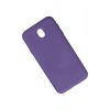 Mey İthalat®  Samsung Galaxy J7 Pro / J730 Kılıf Nano içi Kadife Silikon - Mor