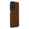 Mey İthalat®  Samsung Galaxy M14 5G Kılıf Loop Deri Silikon - Kahverengi
