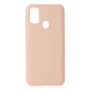 Mey İthalat®  Samsung Galaxy M31 Kılıf Nano içi Kadife Silikon - Pudra