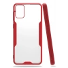 Mey İthalat®  Samsung Galaxy M31 Kılıf Platin Silikon - Kırmızı