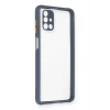Mey İthalat® Samsung Galaxy M51 Kılıf Miami Şeffaf Silikon - Gri
