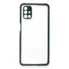 Mey İthalat® Samsung Galaxy M51 Kılıf Miami Şeffaf Silikon - Koyu Yeşil