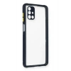 Mey İthalat® Samsung Galaxy M51 Kılıf Miami Şeffaf Silikon - Lacivert