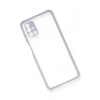 Mey İthalat® Samsung Galaxy M51 Kılıf Miami Şeffaf Silikon - Lila
