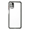 Mey İthalat® Samsung Galaxy M51 Kılıf Miami Şeffaf Silikon - Siyah