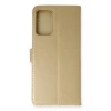 Mey İthalat®  Samsung Galaxy Note 20 Kılıf Trend S Plus Kapaklı Kılıf - Gold
