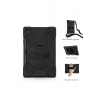 Mey İthalat®  Samsung Galaxy P610 Tab S6 Lite 10.4 Kılıf Amazing Tablet Kapak - Siyah