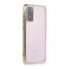Mey İthalat®  Samsung Galaxy S20 FE Kılıf  Lensli Silikon - Gold