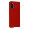 Mey İthalat®  Samsung Galaxy S20 Kılıf Nano içi Kadife Silikon - Kırmızı