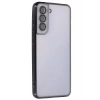 Mey İthalat®  Samsung Galaxy S21 FE Kılıf  Lensli Silikon - Siyah