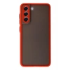 Mey İthalat®  Samsung Galaxy S21 FE Kılıf Montreal Silikon Kapak - Kırmızı