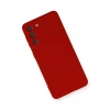 Mey İthalat®  Samsung Galaxy S21 Kılıf Nano içi Kadife Silikon - Kırmızı
