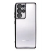 Mey İthalat®  Samsung Galaxy S21 Ultra Kılıf  Lensli Silikon - Siyah