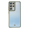 Mey İthalat® Samsung Galaxy S21 Ultra Kılıf Liva Lens Silikon - Yeşil