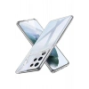 Mey İthalat®  Samsung Galaxy S21 Ultra Kılıf Lüx Şeffaf Silikon