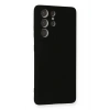 Mey İthalat®  Samsung Galaxy S21 Ultra Kılıf Nano içi Kadife Silikon - Siyah