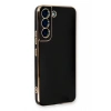 Mey İthalat®  Samsung Galaxy S22 Plus Kılıf Volet Silikon - Siyah
